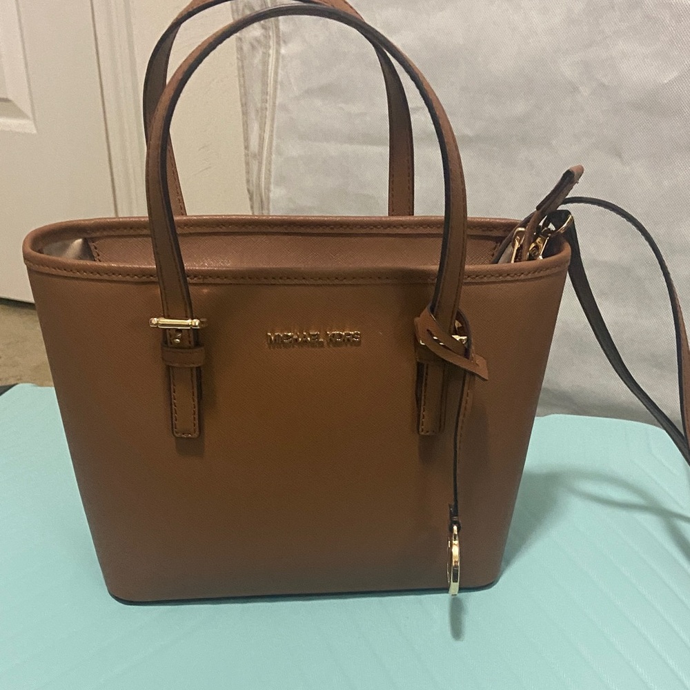Michael Kors Tan Leather Tote
